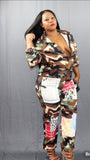 "Camo Girl" Patch Jumpsuit