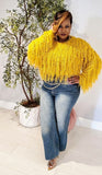 Mustard "Shaggy" Sweater